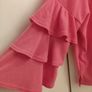 Pink flared sleeve top Image 2