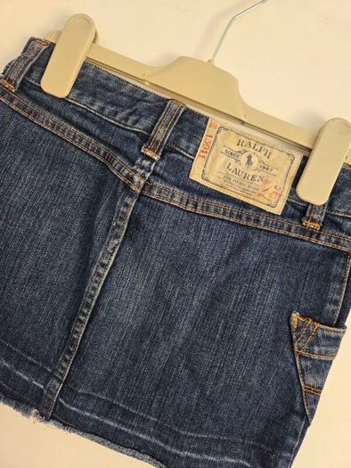 7years, Vintage Kids Ralph Lauren Denim Skirt