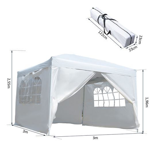 Marquee Gazebo 3m X 3m Popup