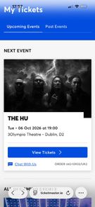 The hu standing tickets