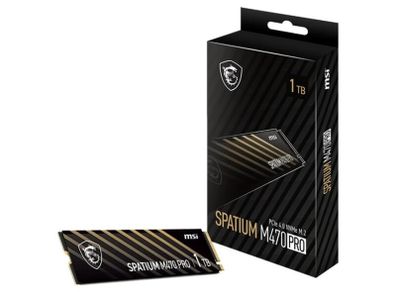 1TB MSI Nvme M.2 Spatium M470 Pro Ssd