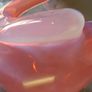 Murano Glass Pink Opaline Swan Image 8