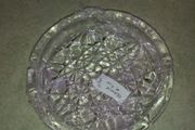 Crystal French ash tray .