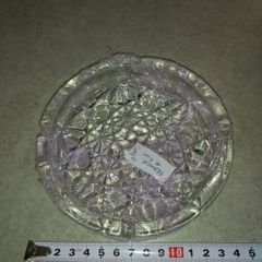 Crystal French ash tray .