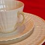 Belleek Limpet Trio - Irish Porcelain Tea Cup, Saucer & Plate Image 5