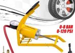 DUNLOP FOOT PUMP with Analogue Pressure Gauge