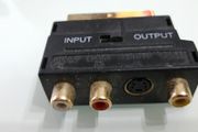 RCA to scart adaptor
