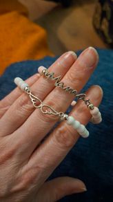 Mamma to Be & Angel Pregnancy Baby Shower bracelets
