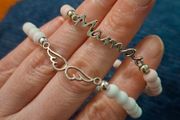Mamma to Be &amp; Angel Pregnancy Baby Shower bracelets