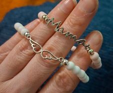 Mamma to Be & Angel Pregnancy Baby Shower bracelets