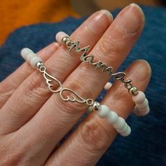 Mamma to Be & Angel Pregnancy Baby Shower bracelets