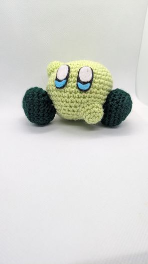 handmade crochet Kirby
