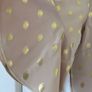 New Size 18 Ladies Nude&Gold Top by Emery Rose Image 2