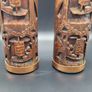 Chinese Qing 19th Century Carved Bamboo Brush Pots Image 4