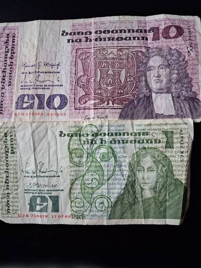 10 punt & 1 punt notes for sale