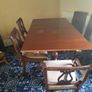 Solid wood extendable dining table and 6 chairs Image 8