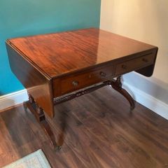 Regency antique sofa table