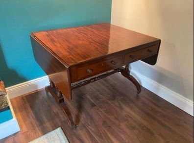 Regency antique sofa table