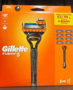 Gillette fusion razors 8 pcs brand new