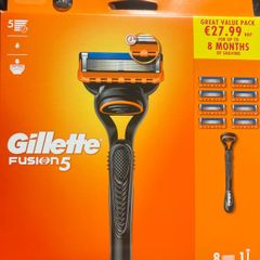 Gillette fusion razors 8 pcs brand new