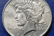 Unc United States 1924 Silver 1 Dollar "Peace Dollar" coin