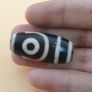 Himalayan Tibetan Beautiful 2 Eyes Vintage Agate Dzi Bead Amulet Image 8