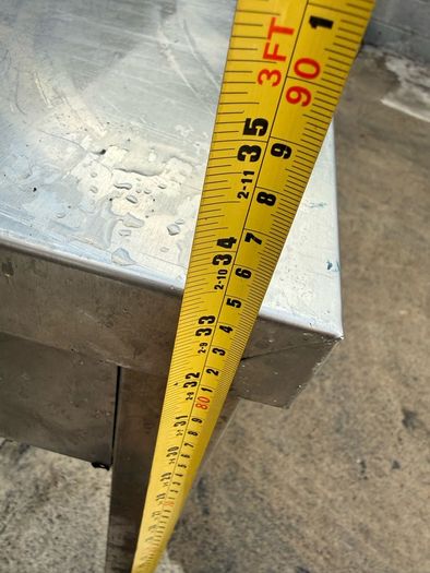 Stainless steel table