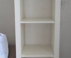 White Ikea Shelves, 5 Cubes