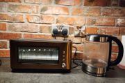 2 slice toaster and 1.5L Glass kettle