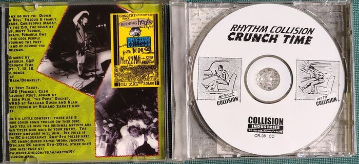 Rhythm Collision - Crunch Time CD (1996) US PUNK EX+