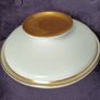 Porcelain collectible plate with historical plot Betsy Rose with gold inlaid lid Image 2