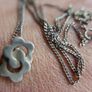 Vintage Sterling Silver 925 Pendant Necklace 3,8g length - 18" Image 5