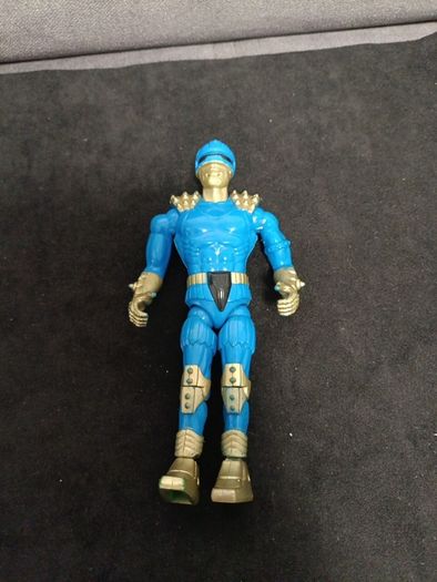 Vintage Roller Warriors Blue Ranger Action Figure Lanard 1991 6"