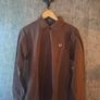 Fred Perry Long Sleeve Polo Shirt Small S Brown Image 5