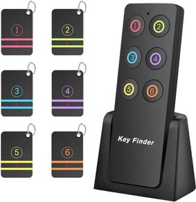 Key Finder, Wireless Key Tracker Remote Control RF Item Locator , key Finder Locator with LED Flashlight for Keys, Pets, Wallet, Cell Phone, Best Gifts for The Older, Quickly Find Your Lost Items