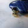 Lapis Lazuli Heart Pendant 925 Sterling Silver Blue Gemstone Cabochon Inset 25mm Image 3