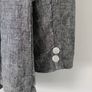 Pure Linen Blazer Men, Size M (Asian XL) Grey Image 6
