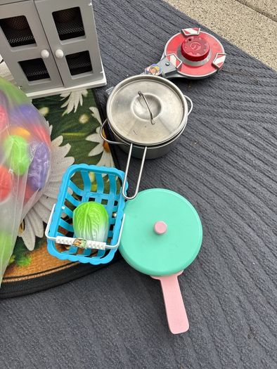 kitchen toys, fruit veg and gadgets