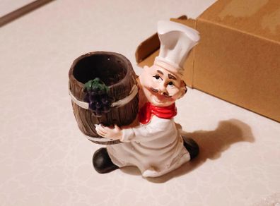 Cute, Small Chef, Tooth Pick Holder (new).