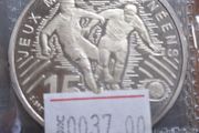 France 100 francs Mediterranean Games Football 1993