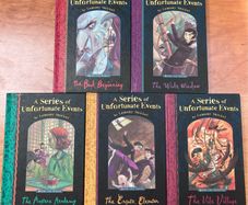 A Series Of Unfortunate Events, Books 1,3,5,6,&7 by Lemony Snicket