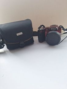 nikon coolpix l110 bridge camera with case