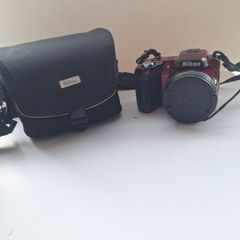 nikon coolpix l110 bridge camera with case