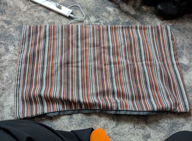 Striped cushion cover