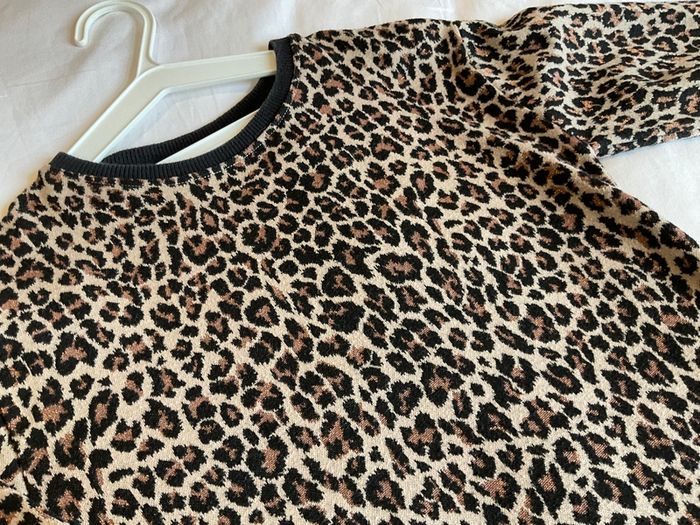 Gorgeous girls leopard print sweater dress 7 8
