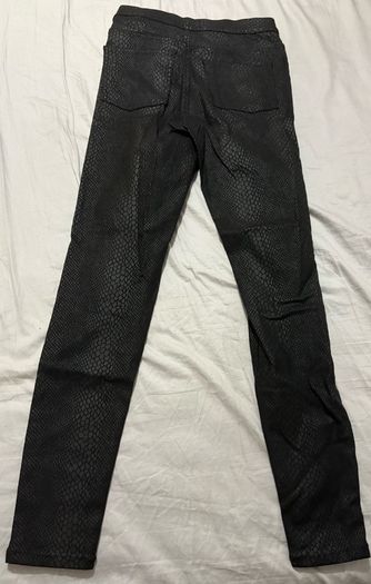 Black Snakeskin Jeggings