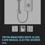 Triton Electric Shower - White Image 9