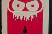 Futurama , vintage style metal sign .
