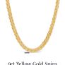 9ct Gold Spiga Chain 18 Inch Image 4