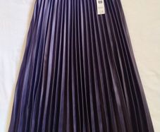 Dunnes faux leather pleated skirt